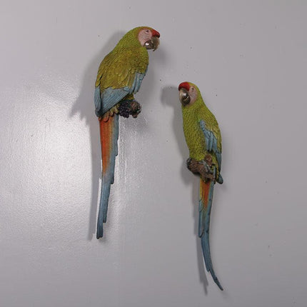 Macaw Buffon Lover Parrots Life Size Statue - LM Treasures 