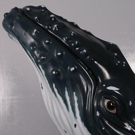 Breaching Humpback Whale Life Size Statue - LM Treasures Life Size Statues & Prop Rental