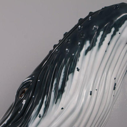 Breaching Humpback Whale Life Size Statue - LM Treasures 