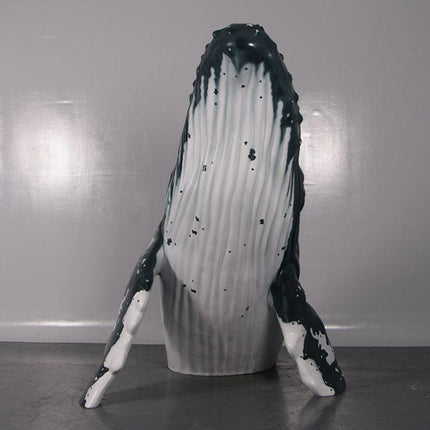 Breaching Humpback Whale Life Size Statue - LM Treasures 
