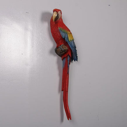 Scarlet Macaw Parrot Life Size Statue - LM Treasures 