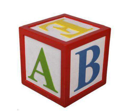 Letter Block Alphabet 24" Over Sized Statue - LM Treasures 