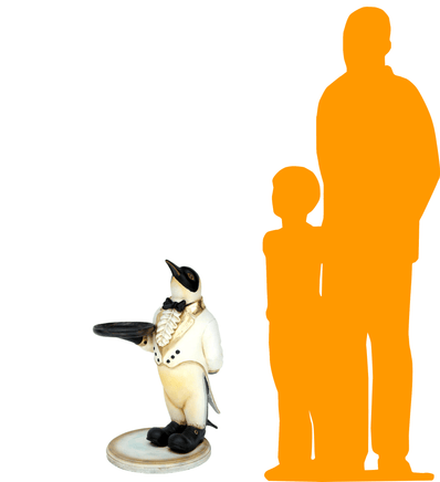 Penguin Butler Small Statue - LM Treasures 