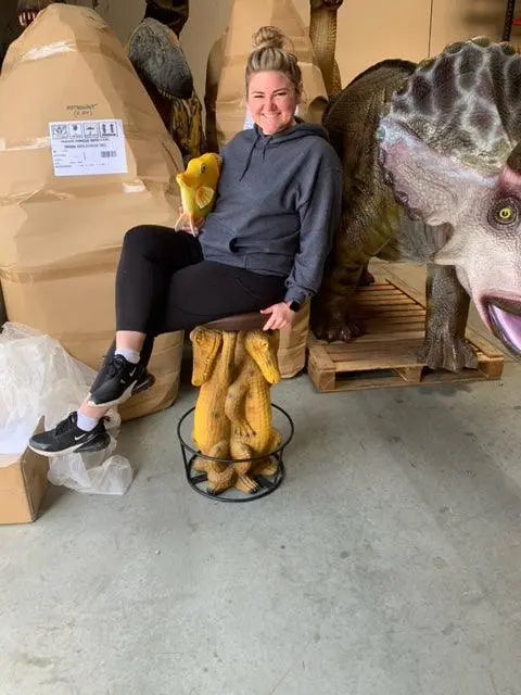 Crocodile Barstool Over Sized Statue LM Treasures - A