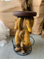 Crocodile Barstool Over Sized Statue - LM Treasures 