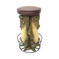 Crocodile Barstool Over Sized Statue - LM Treasures 