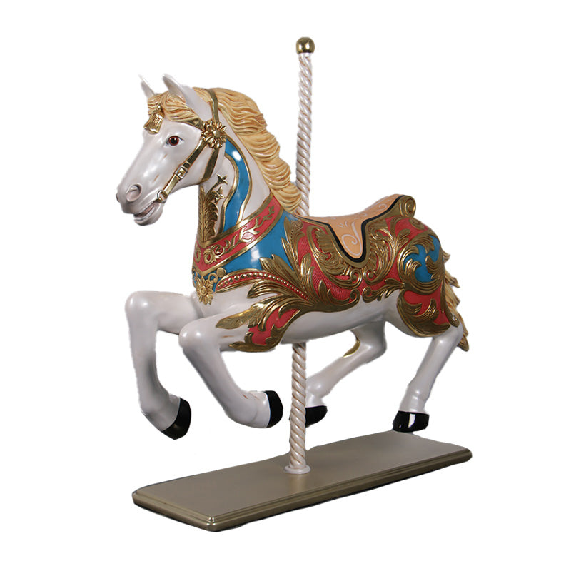 Carousel Horse On Stand Over Sized Statue | LM Treasures
