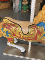 Carousel Horse On Stand Over Sized Statue - LM Treasures 
