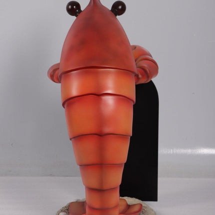 Lobster With Menu Statue - LM Treasures 