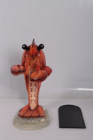 Lobster With Menu Statue - LM Treasures 
