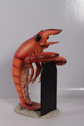 Lobster With Menu Statue - LM Treasures 