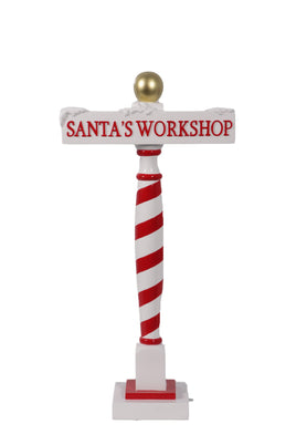 Santa's Workshop Sign - LM Treasures 