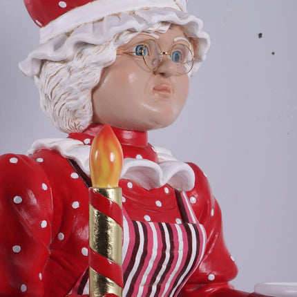Miss Santa Claus Christmas Life Size Statue - LM Treasures 