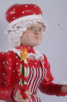 Miss Santa Claus Christmas Life Size Statue - LM Treasures 
