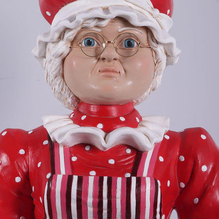 Miss Santa Claus Christmas Life Size Statue - LM Treasures 