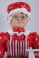 Miss Santa Claus Christmas Life Size Statue - LM Treasures 