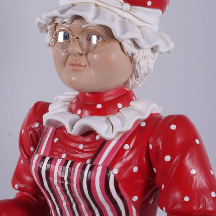 Miss Santa Claus Christmas Life Size Statue - LM Treasures 