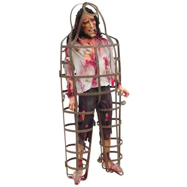 Tortured Man In Cage Life Size Statue LM Treasures - A