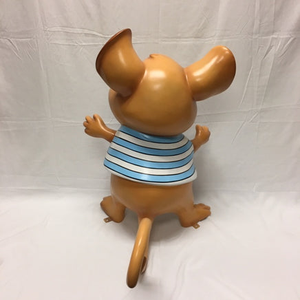 Mouse In Blue Over Sized Statue - LM Treasures 