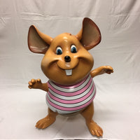 Mouse in Pink Over Sized Statue - LM Treasures 