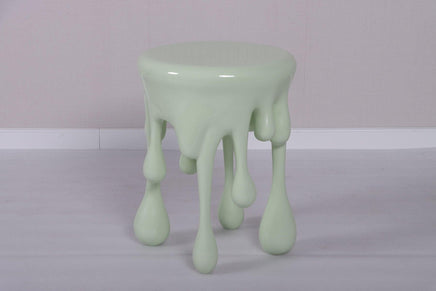 Mint Green Melting Side Table Dripping Statue - LM Treasures 