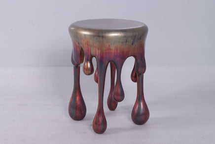 Copper Color Melting Side Table Dripping Statue - LM Treasures 