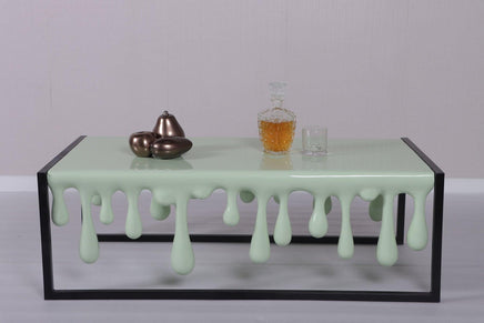 Mint Melting Rectangle Table Dripping Statue - LM Treasures 