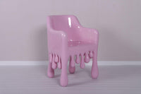 Pink Melting Chair Dripping Statue - LM Treasures 