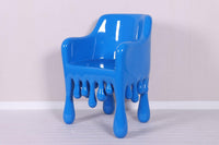 Blue Melting Chair Dripping Statue - LM Treasures 