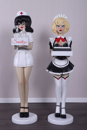 French Maid Life Size Statue - LM Treasures 