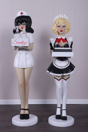 French Maid Anime Life Size Statue - LM Treasures 