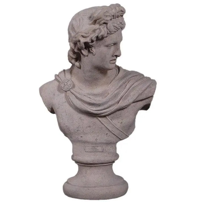 Apollo Bust Life Size Statue LM Treasures - H