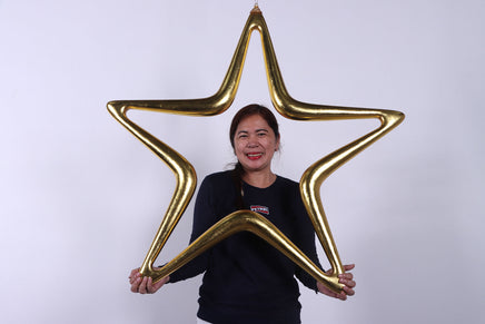 Giant Gold Christmas Star Statue - LM Treasures 