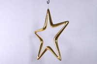 Giant Gold Christmas Star Statue - LM Treasures 