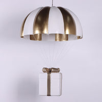 Gold Hanging Parachute Gift Life Size Statue - LM Treasures 
