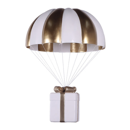 Gold Hanging Parachute Gift Life Size Statue - LM Treasures 