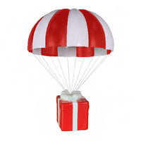 Red Hanging Parachute Gift Life Size Statue - LM Treasures 