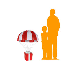 Red Hanging Parachute Gift Life Size Statue - LM Treasures 