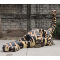 Adolescent Rhoetosaurus Dinosaur Bench Life Size Statue - LM Treasures 