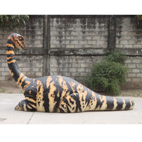 Adolescent Rhoetosaurus Dinosaur Bench Life Size Statue - LM Treasures 