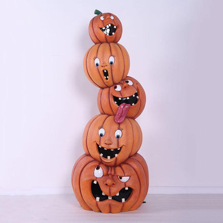 Stacked Crazy Pumpkins Tower Over Sized Statue - LM Treasures 