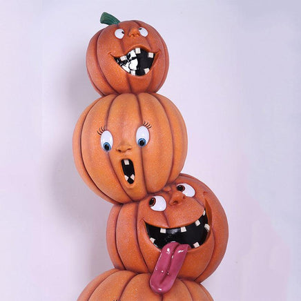 Stacked Crazy Pumpkins Tower Over Sized Statue - LM Treasures 