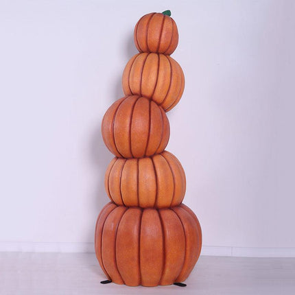 Stacked Crazy Pumpkins Tower Over Sized Statue - LM Treasures 