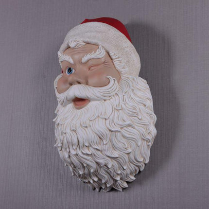 Santa Head Wall Decor Statue - LM Treasures 