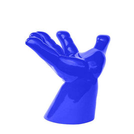 Blue Hand Chair Life Size Statue - LM Treasures 