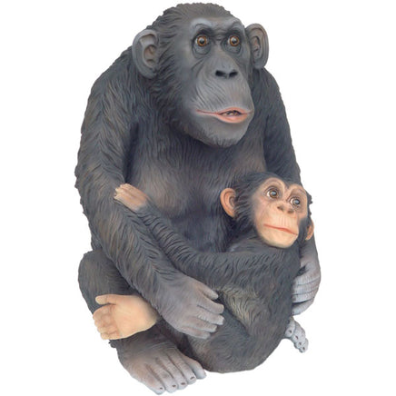 Monkey With Baby Life Size Statue - LM Treasures Life Size Statues & Prop Rental