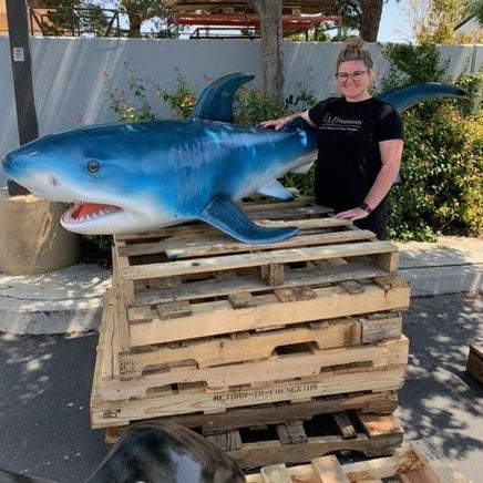 Shark Hanging Life Size Statue - LM Treasures 