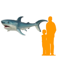 Shark Hanging Life Size Statue - LM Treasures 