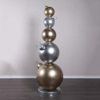 Stacked Christmas Ornaments Over Sized Statue - LM Treasures 