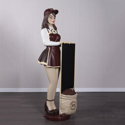 Anime Barista Menu Board Over Sized Statue - LM Treasures 